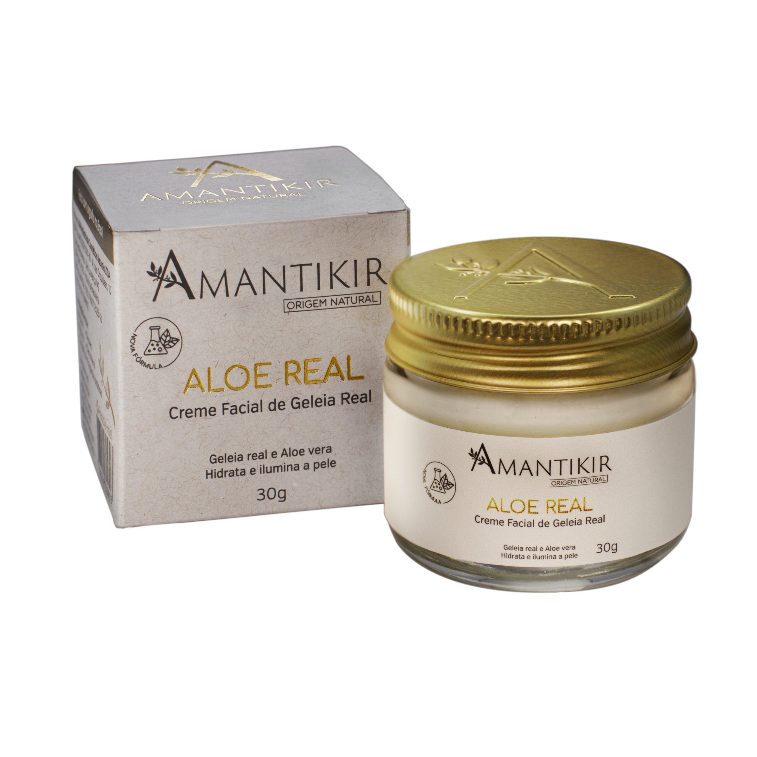 Creme Facial Natural Aloe Real