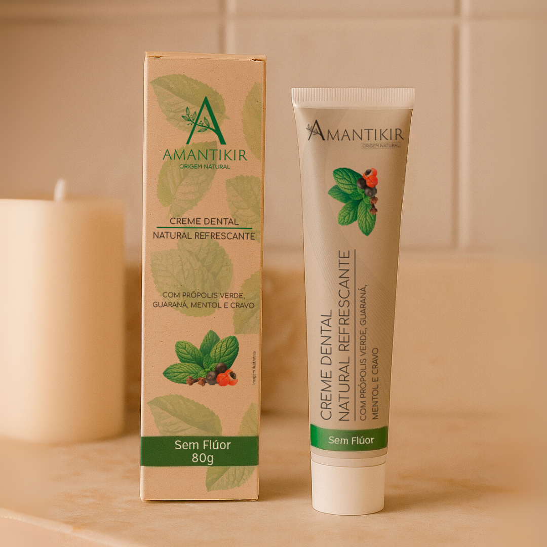Creme Dental Natural Refrescante 80g - Imagem 2